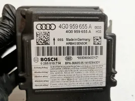 Audi A7 S7 4G Turvatyynyn ohjainlaite/moduuli 4G0959655A