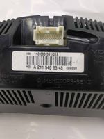 Mercedes-Benz E W211 Tachimetro (quadro strumenti) A2115406548