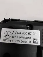 Mercedes-Benz GLK (X204) Panel klimatyzacji A2049006708