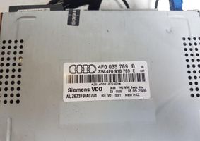 Audi A6 S6 C6 4F Navigācijas (GPS) sistēmas CD/DVD lasītājs 4F0035769B