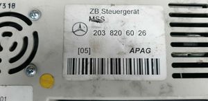 Mercedes-Benz C W203 Korin keskiosan ohjainlaite A2038206026