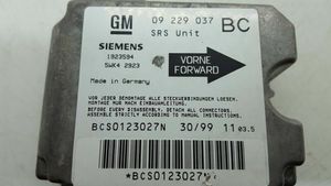 Opel Astra G Module de contrôle airbag 09229037BC