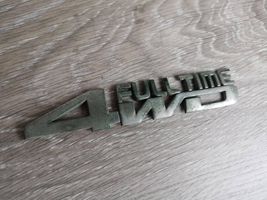Toyota RAV 4 (XA10) Значок производителя / буквы модели 4WD FULL TIME LOGO