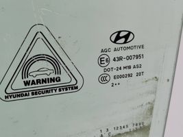 Hyundai ix35 Vetro del finestrino della portiera anteriore - quattro porte 43R007951