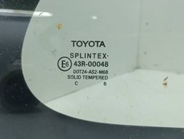 Toyota Yaris Aizmugurējais virsbūves sānu stikls 43R00048