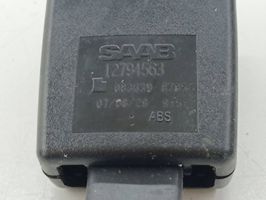 Saab 9-3 Ver2 Fibbia della cintura di sicurezza posteriore 12794563