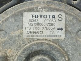 Toyota Avensis T250 Ventilatore di raffreddamento elettrico del radiatore 163630G060
