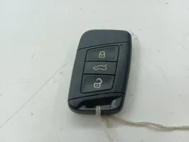 Volkswagen PASSAT B8 Ignition key/card 