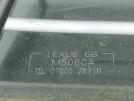 Lexus RX 330 - 350 - 400H Vetro del deflettore posteriore 