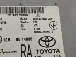 Toyota Corolla E210 E21 Unité / module navigation GPS 86840X0010B