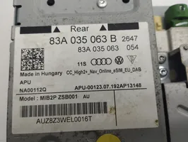 Audi Q3 F3 GPS-navigaation ohjainlaite/moduuli 83A035063B