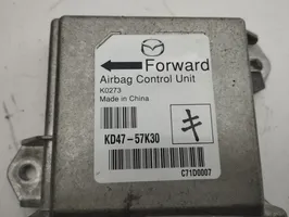 Mazda CX-5 Oro pagalvių valdymo blokas KD4757K30