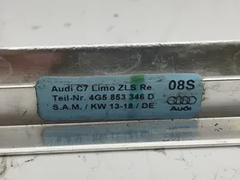 Audi A6 S6 C7 4G Galinio šoninio stiklo apdaila 4G5853346D