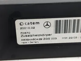 Mercedes-Benz Vito Viano W639 Sähköinen ohjaamon lämmittimen säteilylämmitin A6394460429