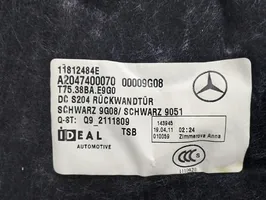 Mercedes-Benz C W204 Takaluukun alaosan verhoilu A2047400070