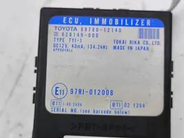 Toyota Corolla E120 E130 Ajonestolaitteen ohjainlaite/moduuli 8978012140