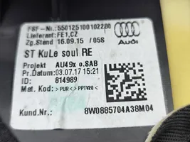 Audi A5 Sānu dekoratīvā apdare pie aizmugurējā sēdekļa (augšdaļa) 8W0885703A