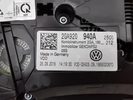 Volkswagen T-Roc Tachimetro (quadro strumenti) 2GA920940A