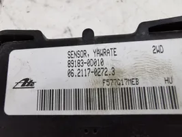 Toyota Yaris Capteur de vitesse de lacet d'accélération ESP 891830D010