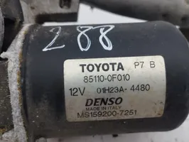 Toyota Corolla Verso AR10 Mechanizm i silniczek wycieraczek szyby przedniej / czołowej 851100F010