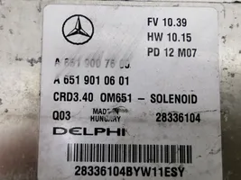 Mercedes-Benz B W246 W242 Centralina/modulo del motore A6519007600