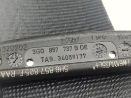 Volkswagen Golf VIII Ceinture de sécurité arrière 3G0857737B