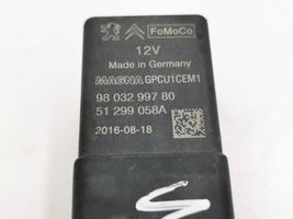 Citroen C4 Cactus Žvakių pakaitinimo rėlė 9803299780