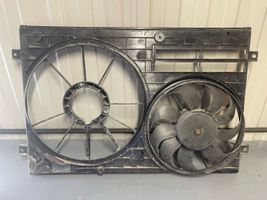 Volkswagen Jetta VI Radiator cooling fan shroud 1K0121207N