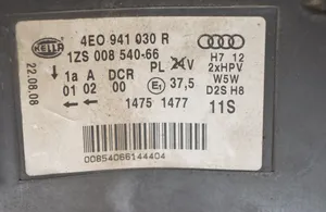 Audi A8 S8 D3 4E Lampa przednia 1ZS008540-66