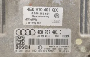 Audi A8 S8 D3 4E Centralina/modulo del motore 0986282651
