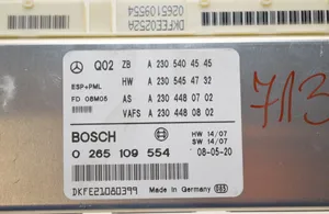 Mercedes-Benz SL R230 Aktiivijousituksen ohjainlaite (ESP) 0265109554