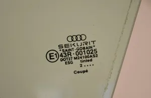 Audi TT Mk1 Vetro del deflettore della portiera anteriore - quattro porte 43R-001025