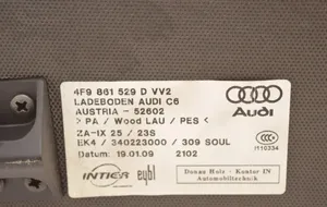 Audi A6 S6 C6 4F Rear floor mat 4F9861529D