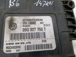 Volkswagen PASSAT B6 Vaihdelaatikon ohjainlaite/moduuli 09G927750T