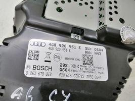 Audi A6 S6 C7 4G Compteur de vitesse tableau de bord 4G8920951E