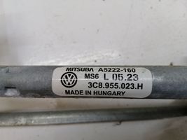 Volkswagen PASSAT CC Etupyyhkimen vivusto ja moottori 3C8955023H