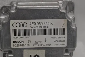 Audi A8 S8 D3 4E Gaisa spilvenu vadības bloks 4E0959655K