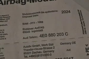 Audi A6 S6 C6 4F Matkustajan turvatyyny 4E0880203C