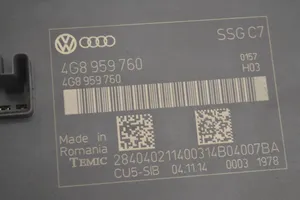 Audi A6 S6 C7 4G Priekinė vairuotojo sėdynė 4G8959760