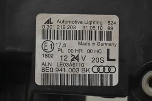 Audi A4 S4 B6 8E 8H Faro delantero/faro principal 8E0941003BK