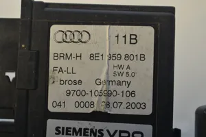 Audi A4 S4 B7 8E 8H Etuoven ikkunan nostomoottori 8E1959801B