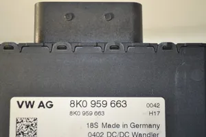 Audi A4 S4 B8 8K Jännitteenmuunnin/muuntimen moduuli 8K0959663