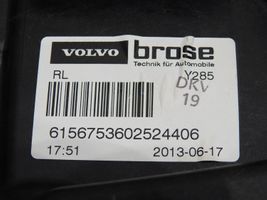Volvo V70 Mechanizm podnoszenia szyby tylnej bez silnika 