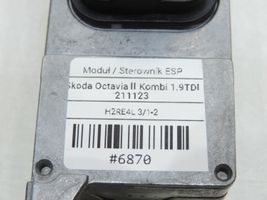 Skoda Octavia Mk2 (1Z) Capteur de vitesse de lacet d'accélération ESP 1K0907655B