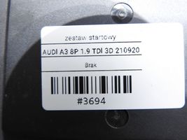 Audi A3 S3 8P Kit centralina motore ECU e serratura 03G906021TP