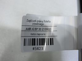 Audi A3 S3 8P Zagłówek fotela przedniego 