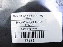 Skoda Octavia Mk2 (1Z) Keskikonsolin etusivuverhoilu 