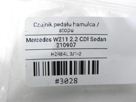 Mercedes-Benz E W211 Interruttore del pedale del freno 0015454009