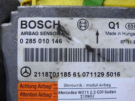 Mercedes-Benz E W211 Centralina/modulo airbag 2118701185