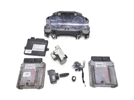 Audi A8 S8 D3 4E Kit centralina motore ECU e serratura 4E0907409B